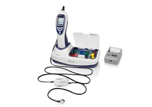 Interacoustics easyTymp tympanometer at Prime Care ENT Clinic